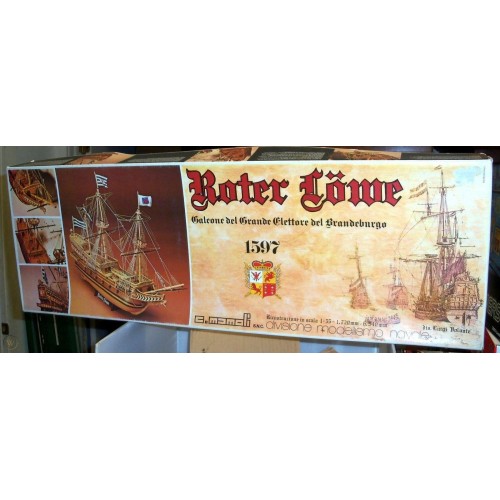 1/55 MAMOLI ROTER LOWE MUSEUM QUALITY WOOD MODEL SHIP KIT MV 19 1597 